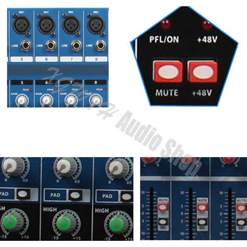 10 Channel Bluetooth 24 Bit DSP Digital Effect