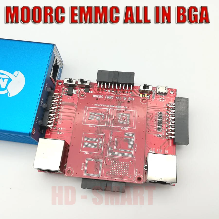 Новейшее обновление MOORC JTAG ISP адаптер Все в 1 для RIFF легкий JTAG PRO JTAG Медуза EMMC E-MATE коробка ATF