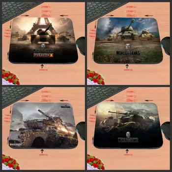 

New Arrival High Quality Cool Luxury Printing Custom Tank Of World Rectangle Gaming Non-Slip Rubber Mouse Pad As Gift