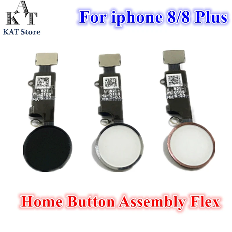 

10Pcs Home Button Assembly Flex For iPhone 6 6s 7 8 Plus 5s SE 6sPlus 8Plus Home Button Cable No Touch ID Fingerprint Repair