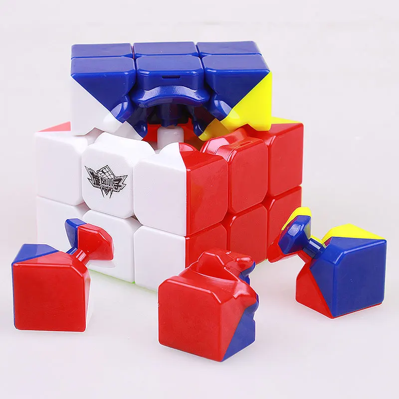 

Colorful 3x3x3 Cyclone Boys Magic Speed Cube Stickerless Puzzle cube Profissional Cubo Magico Cube Funny Toys Gift For Children