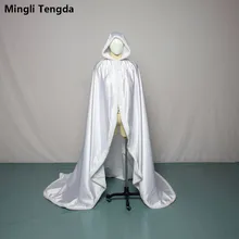 Mingli Tengda белая меховая шаль, сохраняющая тепло, накидка, платье с шапкой, свадебная куртка, свадебное болеро, женская накидка, накидка для свадьбы