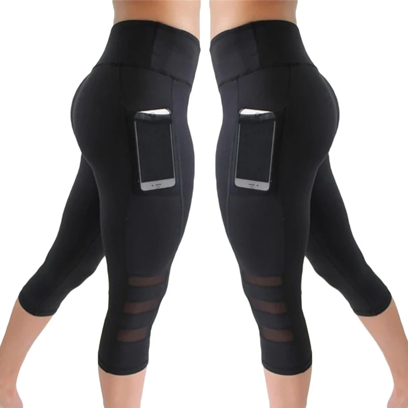 Mesh Leggings Fitness Pants Workout Women New -in Pants & Capris from