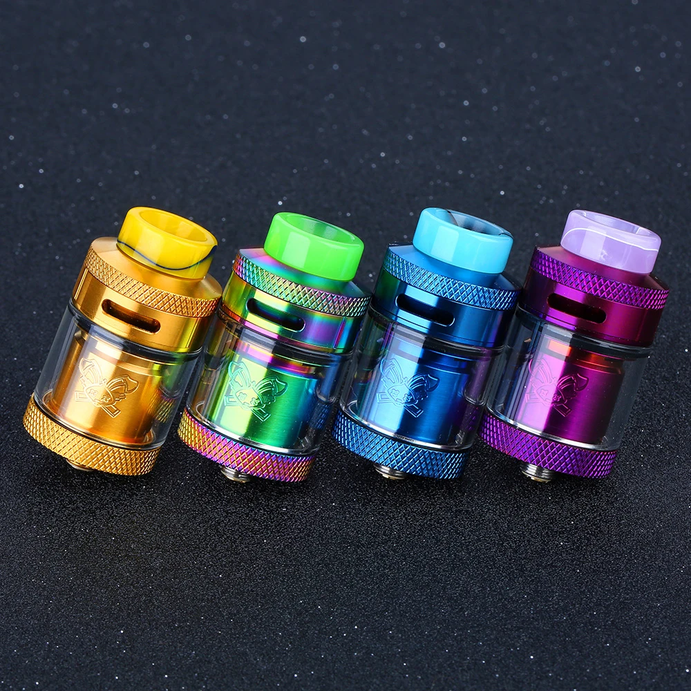Original Hellvape Dead Rabbit RTA 2ml/4.5ml Tank Atomizer with 24mm Diameter Top-side Diagonal Adjustable Airflow Vs Drop Dead Original Hellvape Dead Rabbit RTA 2ml/4.5ml Tank Atomizer with 24mm Diameter Top-side Diagonal Adjustable Airflow Vs Drop Dead
