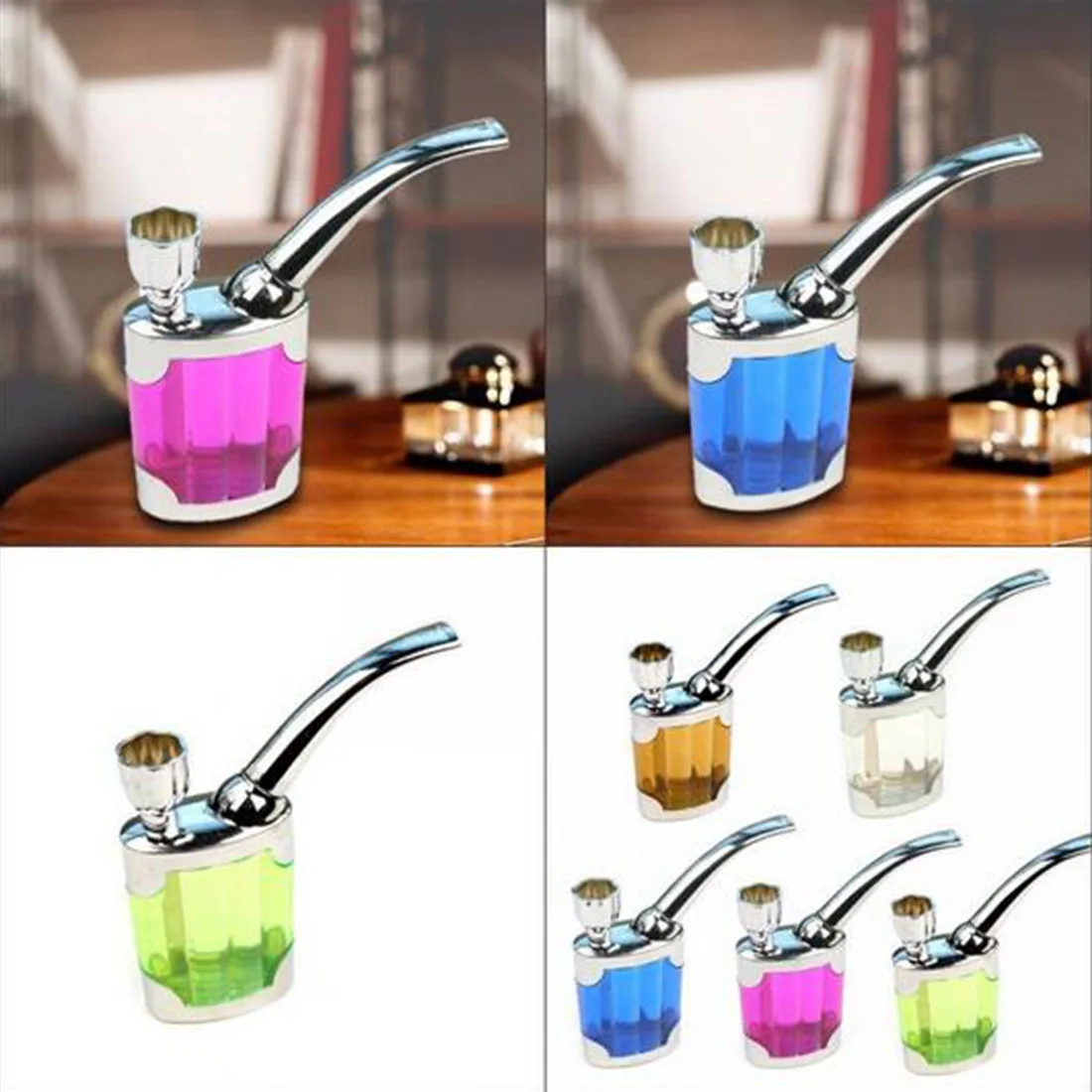 Buy New Nice Pipe Weed Pocket Size Mini Shisha Hookah Pipe Water Smoking