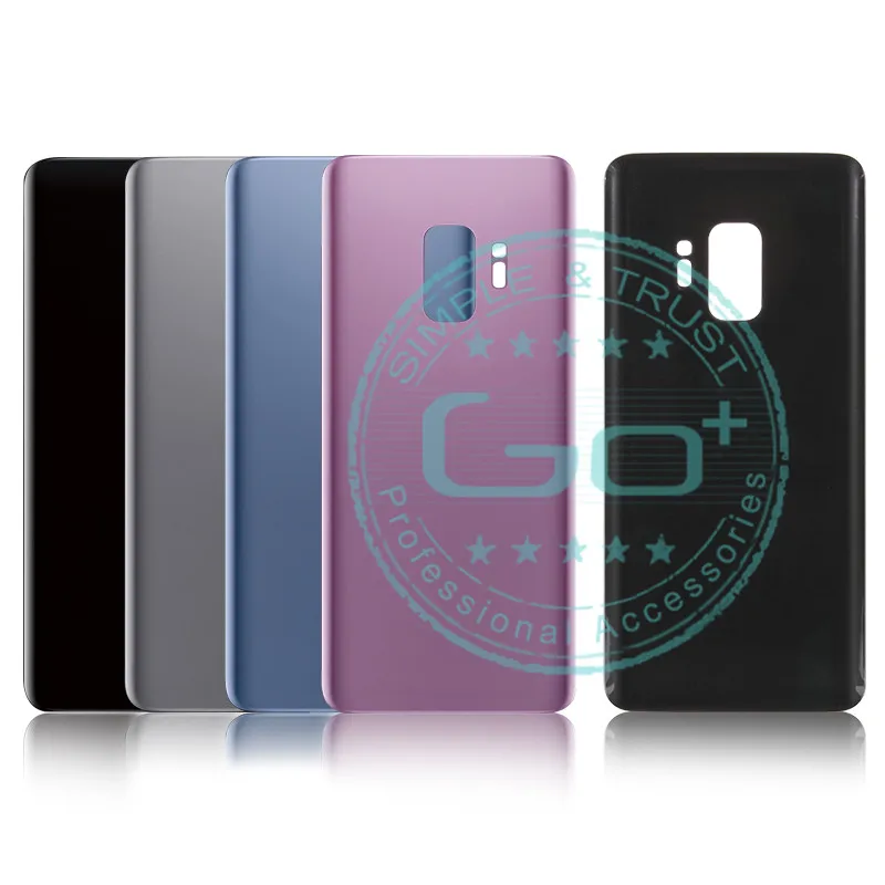 For Samsung Galaxy S9 Back Battery Cover Glass + Plastic For Galaxy S9 G960F G960 Rear Housing