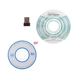 Мини 150 Мбит/с USB2.0 Wi-Fi сети Lan беспроводной адаптер для карты 802.11n/g/b черный