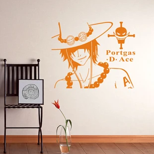 

Ace one piece wall decoration home act the role ofing Japanese animated cartoon creative decoration wall post Chest stick
