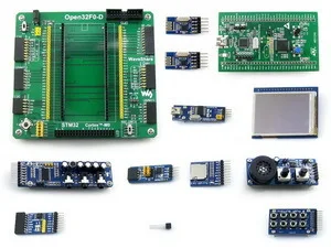 

STM32 Board STM32F051R8T6 Cortex-M0 STM32 Development Board With STM32F0DISCOVERY Kit+2.2inch Touch LCD+9 Modules