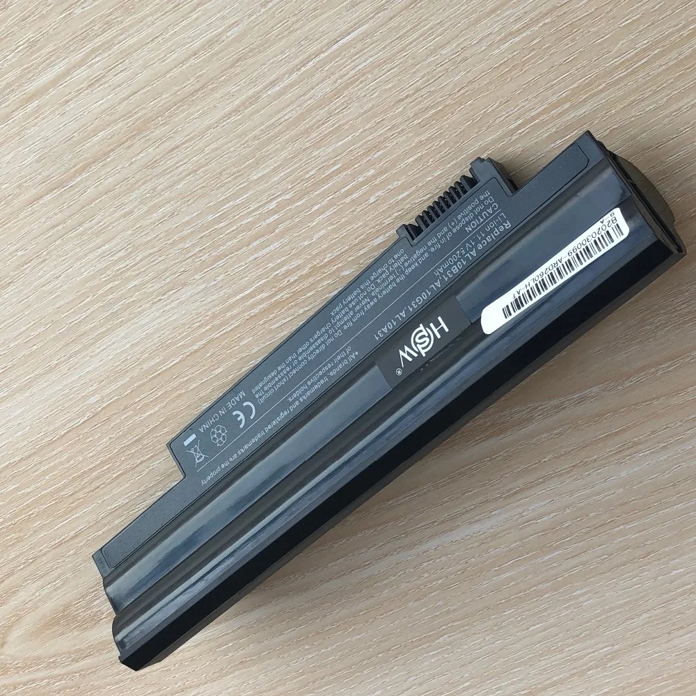 Laptop battery for Acer Aspire One 722 AO722 D257 D257E AL10A31 AL10G31 Netbook D260 D270 Happy Chrome AC700 AL10B31 for laptop battery