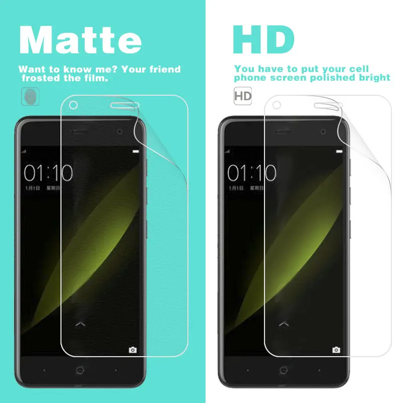 Антибликовая матовая пленка для ZTE Small Fresh 5 in BV0840 HD прозрачный глянцевый с