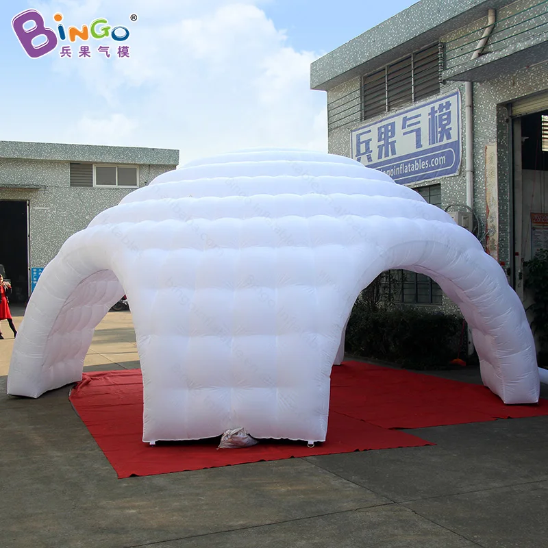  7X3.5 meters 4 pillars white inflatable canopy / inflatable event tent / white inflatable marquee t