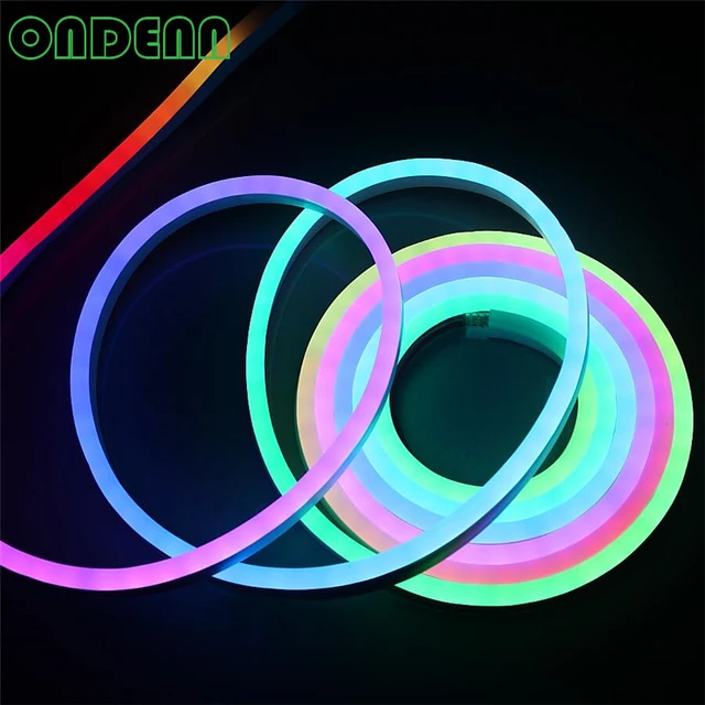 Squiggle Neon Rope Led Lights (RGBIC WS2811) - Shop Online on roomtery