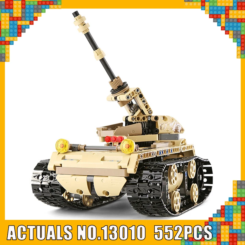 

New Legoing 13010 The Light Crawler Tank Set Compatible with Legoing Technic Car Building Blocks Bricks Kid Toys Christmas Gift