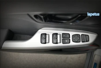 

Lapetus Door Handle Holder Window Lift Button Switch Decoration Frame Cover Trim 4 Pcs Fit For Hyundai Kona 2018 2019 2020 ABS
