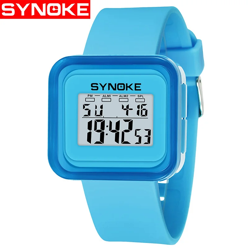 

Digital Watch For Kids Children Candy Color LED Electronic Wristwatches Outdoor Student Child Clocks Boys Gift Relogio Masculino