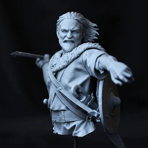

Free Shipping 1/10 Scale Unpainted Resin bust Viliatas collection bust
