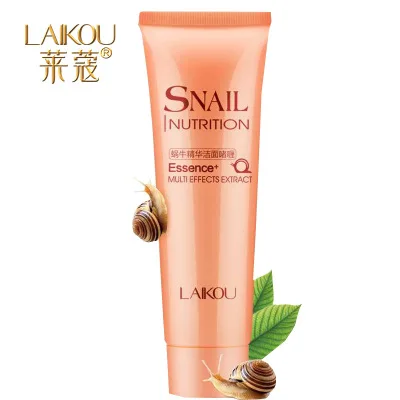 

Snail Facial Cleanser Anti Aging Natural Organic Gel Daily Face Wash Exfoliating Gel Deep Pore Cleansing Skin Care 100g