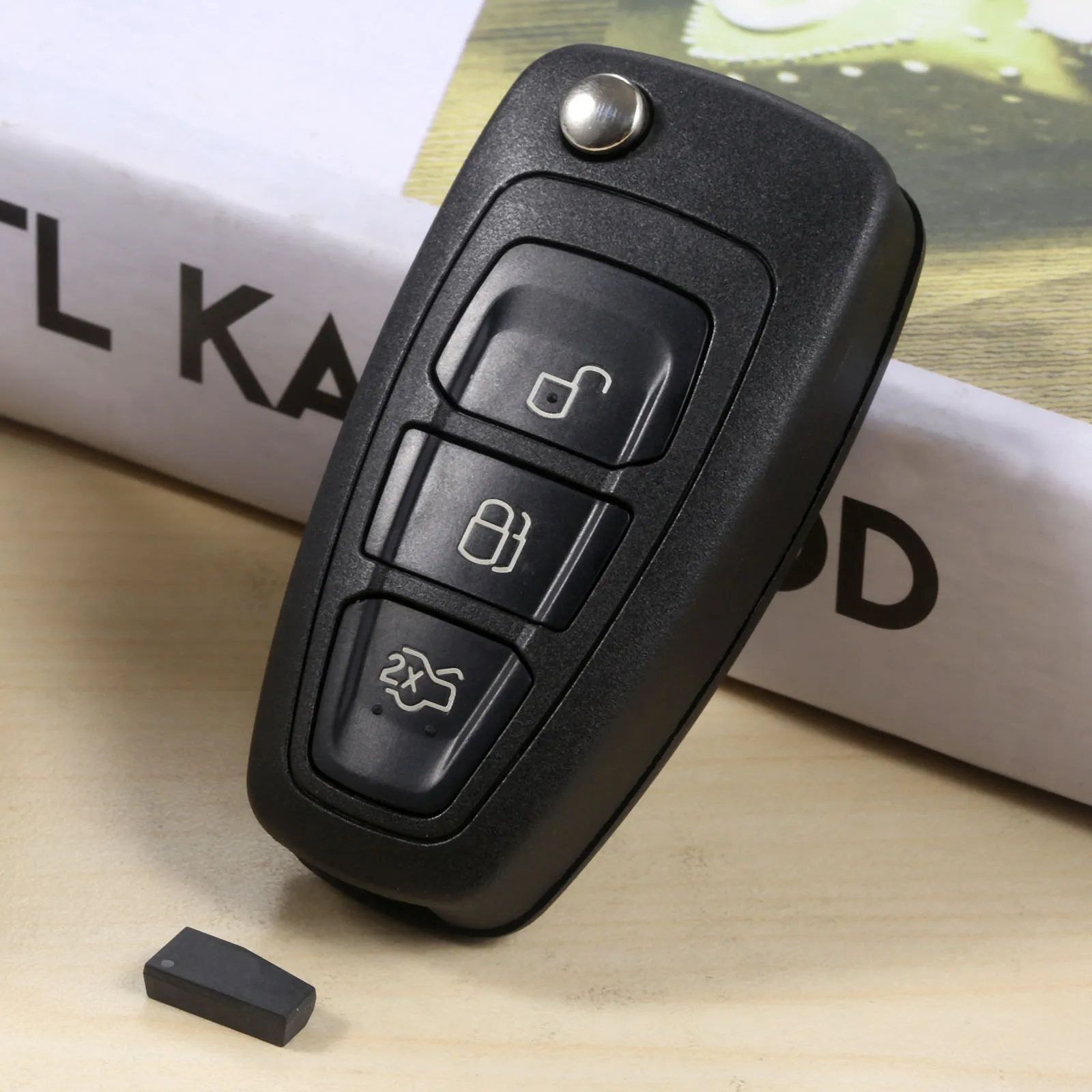 

Remote Key 4D60 Chip Car Remote Key Flip Folding Uncut FO21 Blade 3 Button 433MHz 315MHz For Focus Mk1 Mondeo Transit Connect