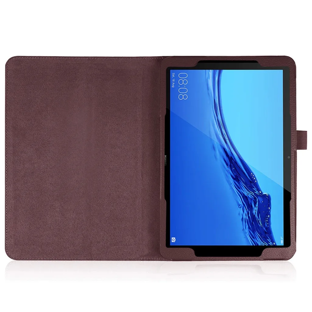 Ультра тонкий чехол для huawei Mediapad T5 10 AGS2-W09/L09/L03/W19 10,1 "кожаный флип-чехол с подставкой Подставка для планшета обрастания Q70