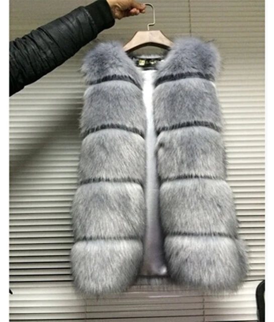 Aliexpress.com : Buy High Quality Faux Fur Long Sleeveless