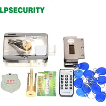 12VDC ворота двери электрический замок RFID интегрированный немой замок домофон система контроля доступа с 2 или 10 ID метки(адаптер опционально