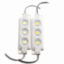 SMD 5050 Светодиодный 3 светодиодный s светильник Модуль с ABS корпусом под давлением водонепроницаемый светодиодный модуль светильник задний светильник DC12V RGB белый цвет