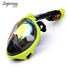 Snorkeling mask diving mask underwater Scuba AntiFog 180 degree wide view Full Face Diving Mask Snorkel Set Snorkel mask ► Photo 2/6