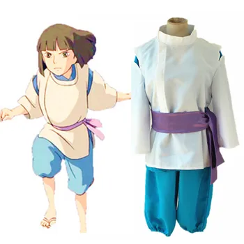 

Spirited Away Anime Cosplay Nigihayami Kohakunushi Costume Spirited Away Sen to Chihiro Uniform Cosplay Party Costume Full Set