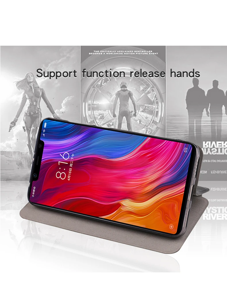 Xiaomi Mi 8 SE чехол оригинальный MOFI Книга Флип кожаный для стенд флип делам Капа