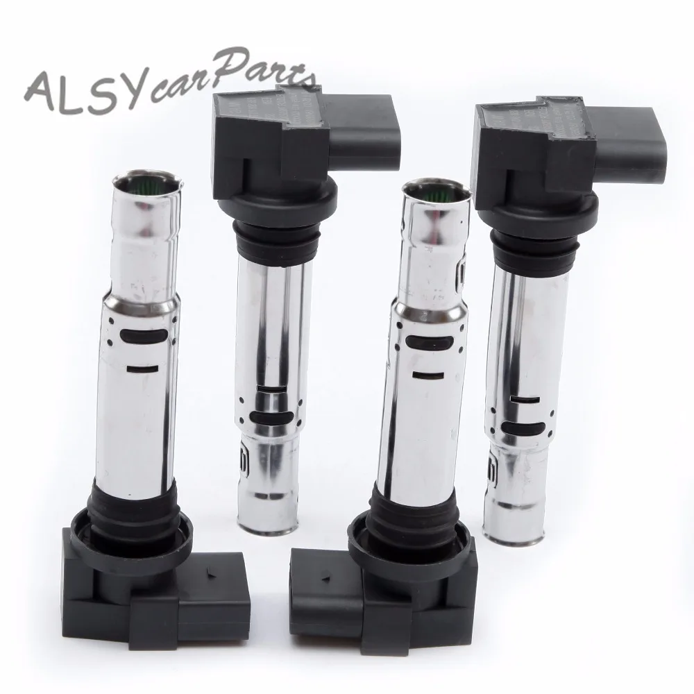 NEW 4Pcs Ignition Systems Ignition Coil 036 905 715 F For VW Audi A1 A3