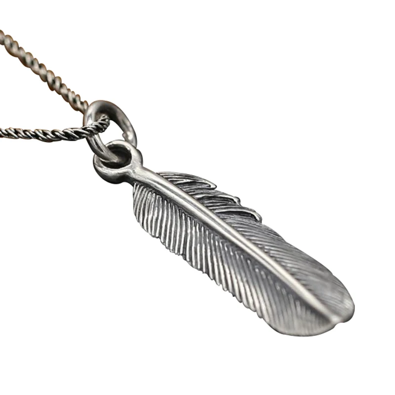 Real 925 Sterling Silver Wing Pendant Retro Vintage Type Eagle Feather Pendants For Men And Women Best Friends Lover Couple
Real 925 Sterling Silver Wing Pendant Retro Vintage Type Eagle Feather Pendants For Men And Women Best Friends Lover Couple