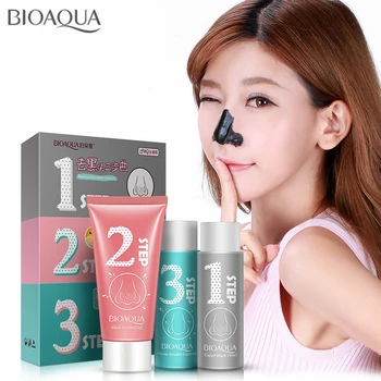 

3Pcs Nose Blackhead Remover Facial Mask Skin Care Peeling Acne Treatment Mask Face Care Pore Cleanser Shrinking Pores Black Head