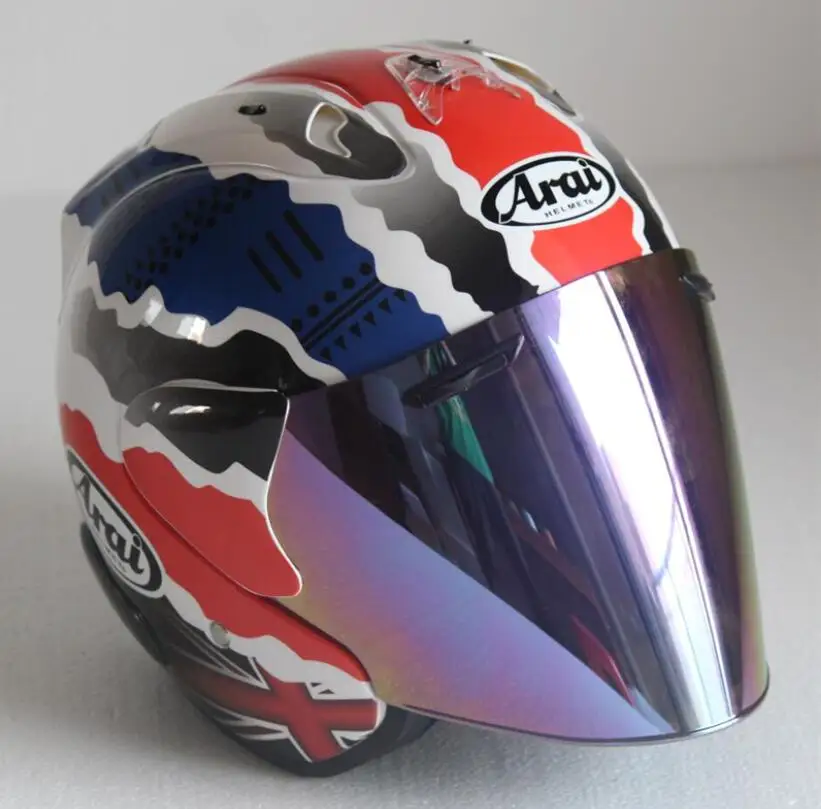 Горячая распродажа! 2018 для ARAI R3 шлем полушлем мотоцикла открытым уход за кожей