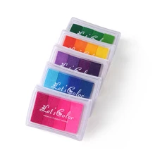 Цветной нетоксичный градиентный Цветной чернильный коврик резиновый штамп масляная Печать хороший подарок для штамп для детей DIY Art