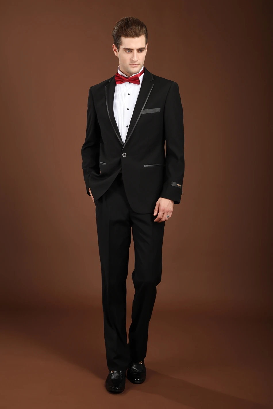 Designer Prom Suits 2017 Latest Coat Pants Party Suits Black Slim Fit