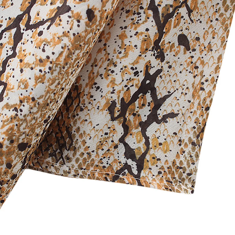 2019 Summer Long Kimono Cardigan Women Snakeskin Printed Chiffon Cardigan Cover Ups Beach Boho Blouses Outwear Maxi Coverups