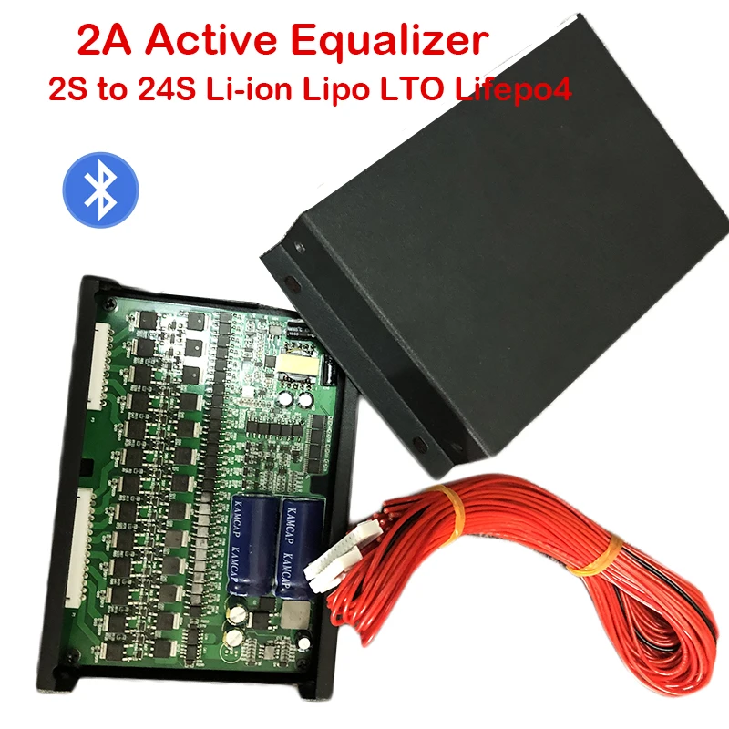 Активный эквалайзер 2A Bluetooth дисплей приложение 2S ~ 24S BMS литий ионный Lipo LTO Lifepo4