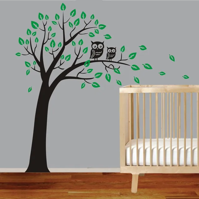 Large Owl Tree Wall Art Sticker Removable Decor Kids Boy Nursery Large Owl Tree Wall Art Sticker Removable Decor Kids Boy Nursery Vinyl Decal Diy Stickers