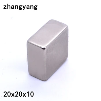 

Factory Sell 1/5/10PCS 20 x 20 x 10mm N35 Super Strong Powerful Neodymium Magnets NdFeB Block Cuboid Rare Earth Fridge Magnet