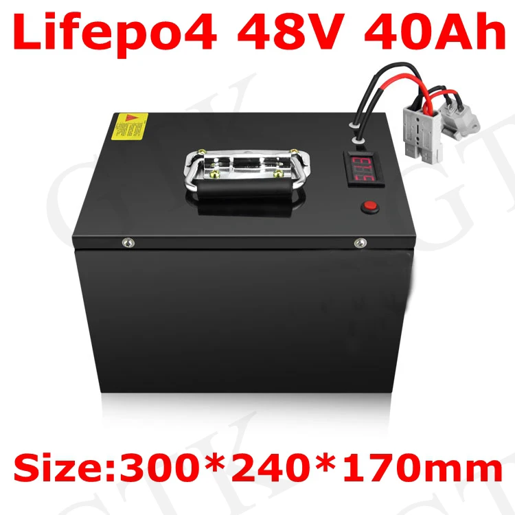 GTK 48v 40Ah 50Ah Lifepo4 литиевый аккумулятор 32650 Электрический велосипед мобильный скутер