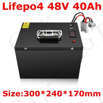 

GTK 48v 40Ah 48v 50Ah Lifepo4 Lithium battery 32650 Electric Bike mobility scooter 48V e bike 50A BMS Rechargeable + 10A Charger