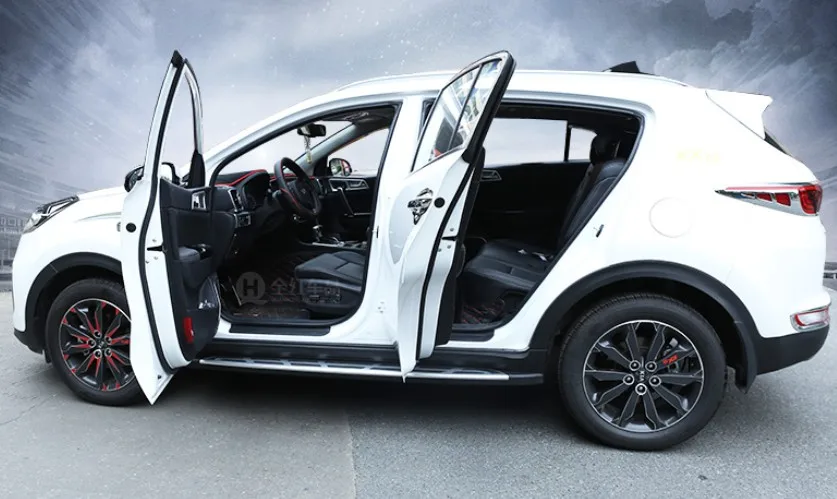 Автомобильные подножки для KIA Sportage 2016 2017 Боковые ступенчатые педали высокое
