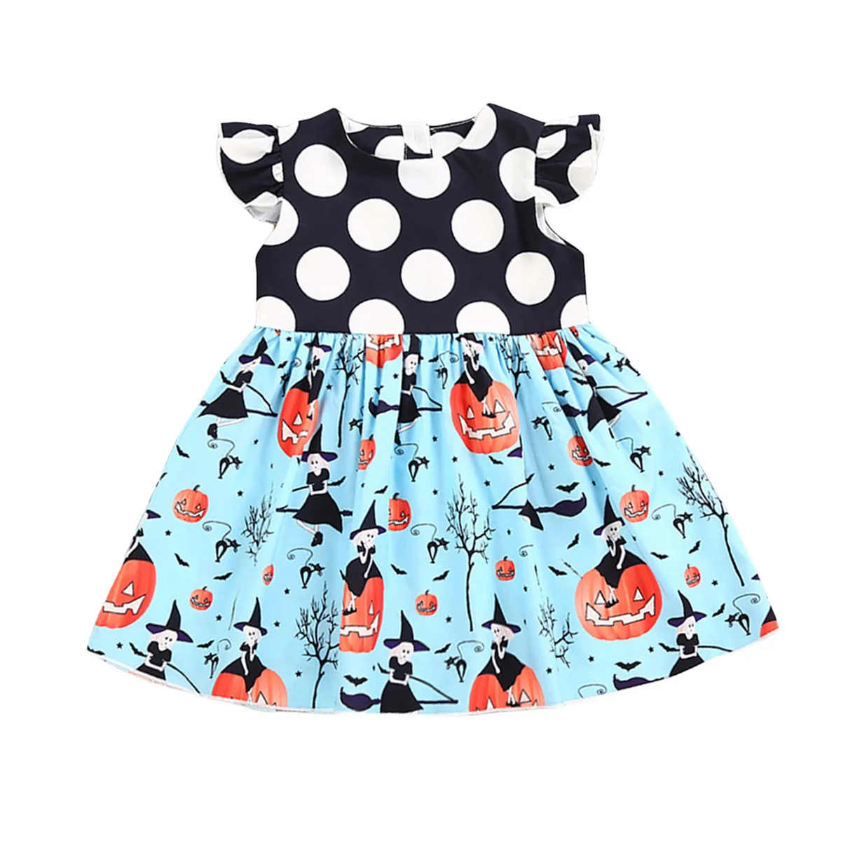 pumpkin Toddler Baby Girls Dress Halloween Princess Party Pageant