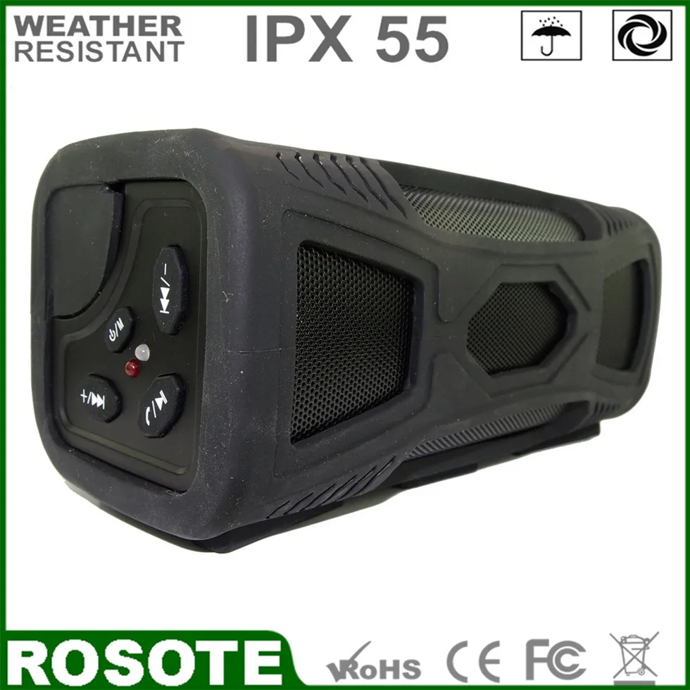 

Stereo Mobile Phone system waterproof for shower 10W BT4.0 HI-FI silicone Bluetooth speaker