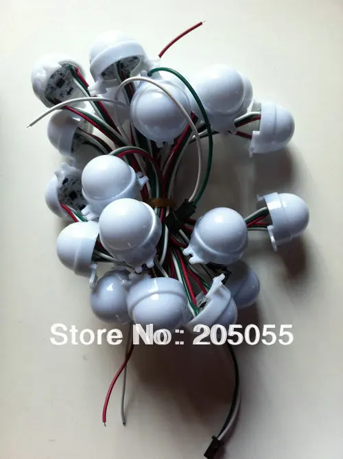 40 шт./нить WS2811 рассеянный Полноцветный 3 светодиода 5050 SMD RGB светодиодный мируемый