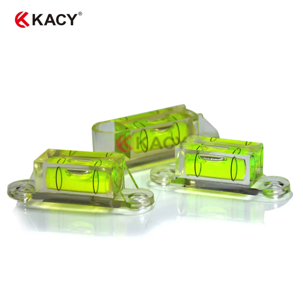 

Free shipping 15*15*55mm high quality transparent bubble level vials PMMA 21106