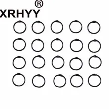 XRHYY металлическое черное кольцо lat брелок для ключей круглая книга переплет фотоальбом брелок папка с кольцевым механизмом кольцо для ключей