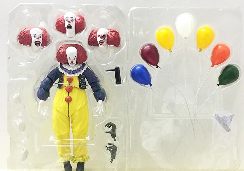 Figura de Ação Presente do Dia das Bruxas Original Neca Pennywise Coringa 1990 Stephen King Palhaço Brinquedo Horror it 2 king it palhaço figura de ação brinquedo
