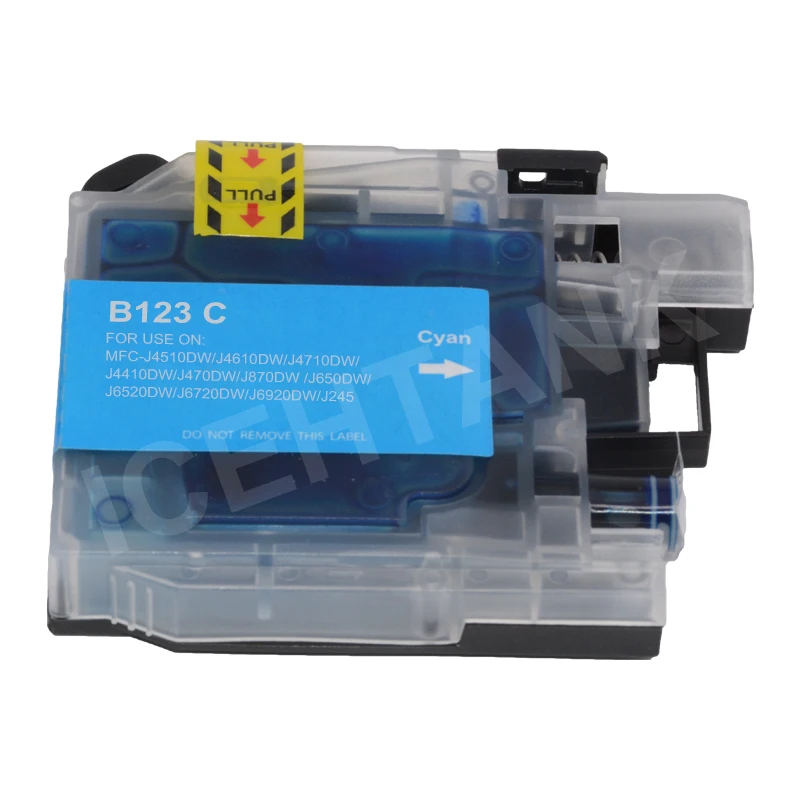 Чернильный картридж ICEHTANK LC123 для принтера Brother LC 123 XL картриджи MFC J4410DW J4510DW J4610DW J4710DW
